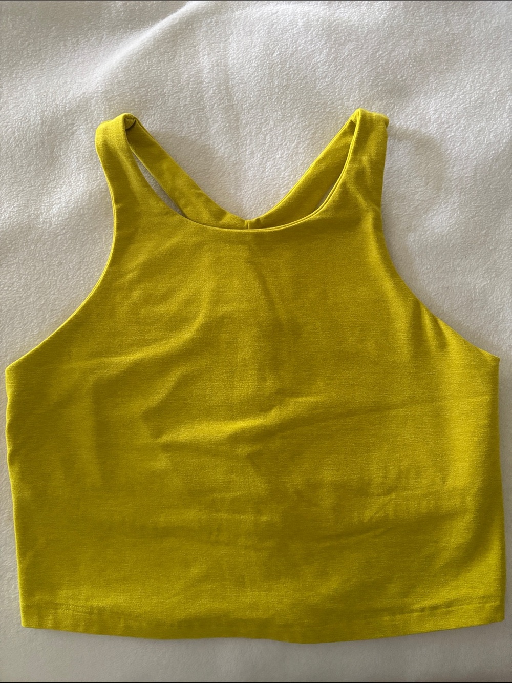 Beyond Yoga Citrus Yellow High-Neck Crop Tank